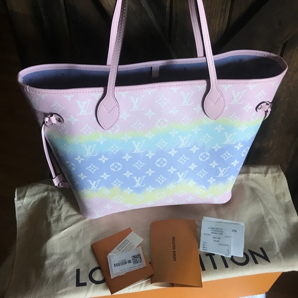 SOLD💔LE Louis Vuitton Escale Pastel Neverfull MM - Picture 3 of 8